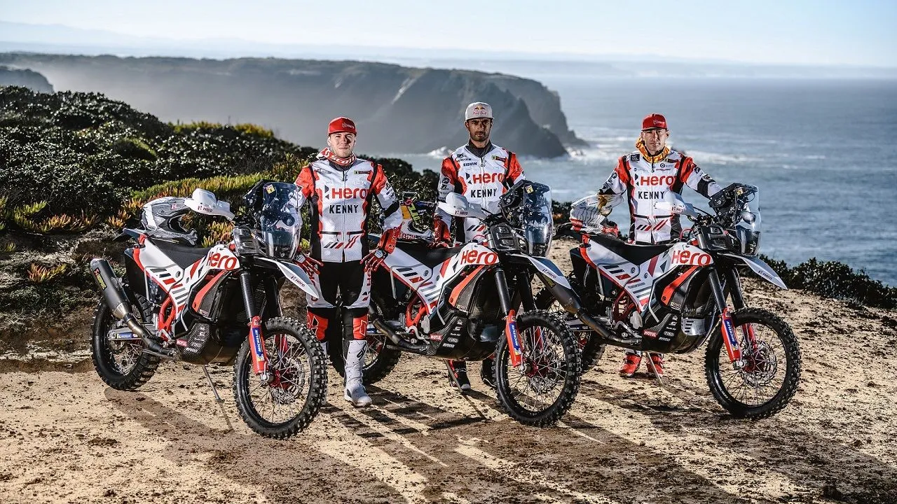 Hero-MotoSports-Team-Rally-riders-Sebastian-Buhler-CS-Santosh-and-Joaquim-Rodrigues